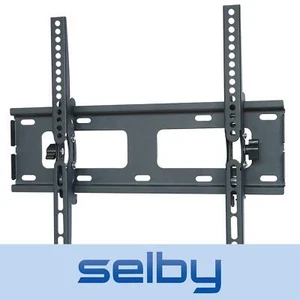 37-75" Inch Slimline Universal Tilt LCD LED TV Wall Mount Bracket Black Selby - Picture 1 of 10