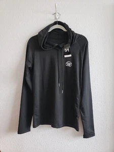 NWT Women Longsleeve Reglan Drawstring Hood Thin Hoodie Size M - Picture 1 of 12