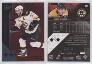 2011-12 Upper Deck Black Diamond Ruby /100 Patrice Bergeron #119