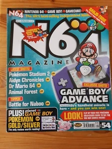 N64 magazine Issue 54 May 2001 Game Boy Advance - Picture 1 of 1