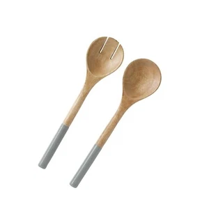 Salad Servers or Salad Tongs Wooden Utensils for Serving Salad Salad Forks or... - Picture 1 of 8