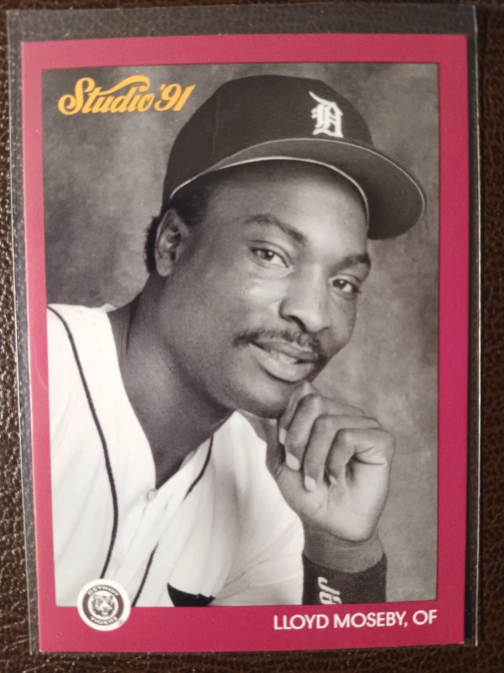 LLOYD MOSEBY TIGERS 1991 STUDIO BY LEAF BASEBALL CARD #56 - Image 1 of 1