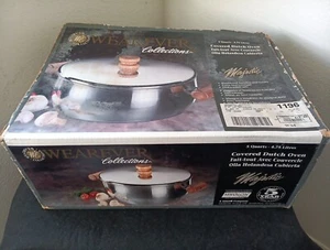 Vintage Wear Ever Dutch Oven Aluminum Stock Pot 5 Quart With Teflon II - Picture 1 of 19