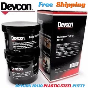 DEVCON 10110 PLASTIC STEEL PUTTY (A) 1 Pound Kit New Sealant + Free Shipping - Picture 1 of 6