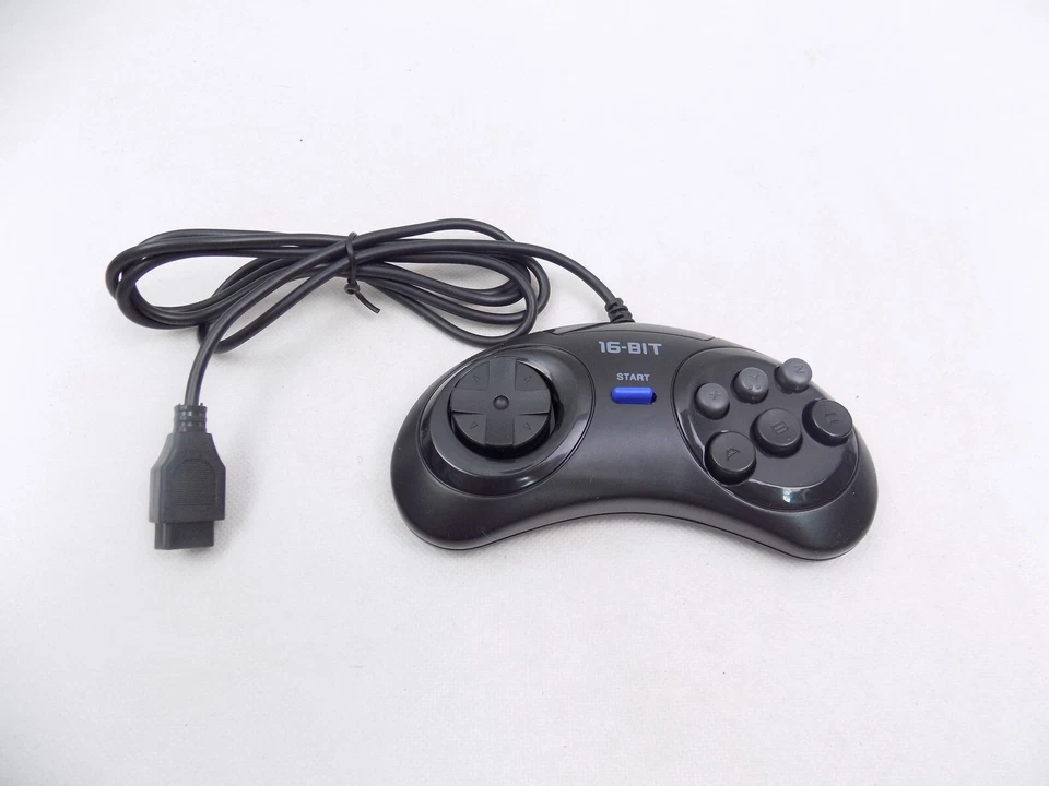 Brand New 6 Button Controller for Sega Mega Drive 1 + 2  / Master System 1 + 2 - Image 1 of 4