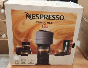 Macchina da caffè espresso bianca NESPRESSO BNV520GRY Vertuo Next scatola aperta - Foto 1 di 5