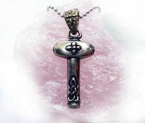 Golden Hammer Sterling Silver Pendant - Picture 1 of 2
