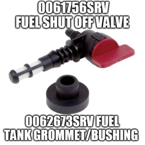 Fuel Tank Valve & Grommet FOR PowerMate Coleman Generac 0061756SRV Fast FREE SHP - Picture 1 of 4
