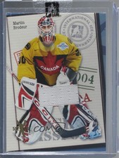 2006 In the Game-Used International Ice Signature Series 1/1 Martin Brodeur 4p5