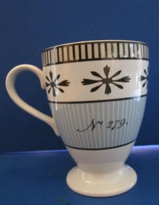 Spode archive Ice Blue mug. Striped design No. 279. Porcelain. Made England. - Picture 1 of 5