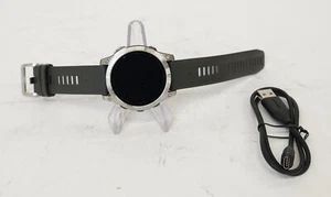 Garmin fnix 7 Multisport GPS Watch, Silver with Graphite Band - Picture 1 of 5