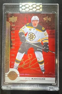 2019-2020 Brad Marchand Ud Buybacks Shining Stars Autographed card #5/10 - Picture 1 of 2