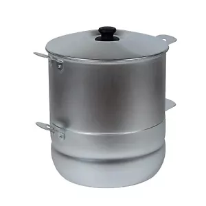 Kalitva Dumpling Steamer Mantovarka Khinkali Mantle Cooker Aluminum 4-tiered 6L - Picture 1 of 6