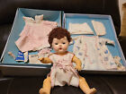 Vintage 1950s Tiny Tears 16" American Character Doll W/ Case Read All See Photos