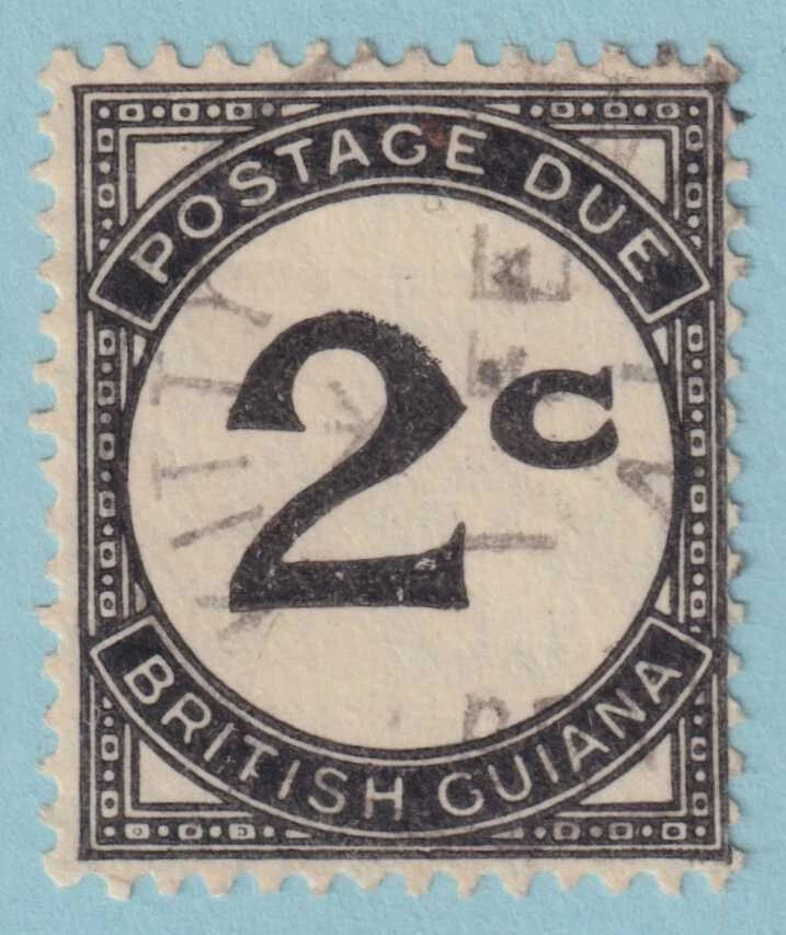 BRITISH GUIANA J2 POSTAGE DUE  USED - "KITTY" CANCEL - NO FAULTS VERY FINE! -XEX - Image 1 of 1