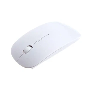 Souris Sans fil optique USB Mini Ultra mince Fine -Blanc !!!Vendeur française!!! - Bild 1 von 2