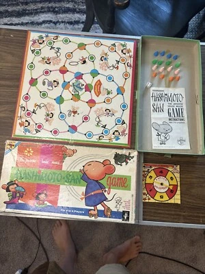 Hashimoto-San Board Game By Transogram 1963 Complete B- Condition CIB - Image 1 of 4