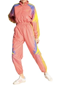 Adidas Retro Tracksuit Fakten Pink Yellow Fluorescent M-L Glastonbury RARE £200 - Picture 1 of 24