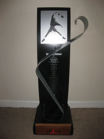 Vintage 1990 Nike Air Jordan VI Sneaker Shoe Display Stand Very Rare Cover