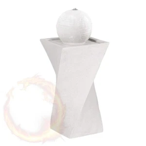 Gardeon Solar Fountain Water Feature Bird Bath Outdoor Garden LED Lights Ball - Picture 1 of 7