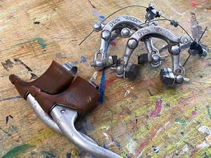 Vintage Mafac Racer Brake Set Levers and Calipers - Picture 1 of 8