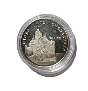 1972 Otoño Guanajuato Cervantino FESTIVAL 1 Oz Silver .999 Mexico 🇲🇽 Scarse - Picture 1 of 2