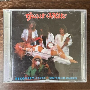 GREAT WHITE - RECOVERY: LIVE! ON YOUR KNEES (CD) 1987 RARE!! ENIGMA / D2-73295 - Picture 1 of 3