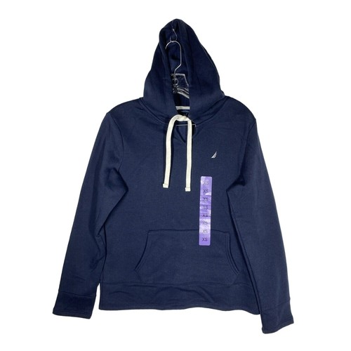 VETEMENTS Felpa con cappuccio da donna pullover Nautica tasca anteriore taglia XS blu