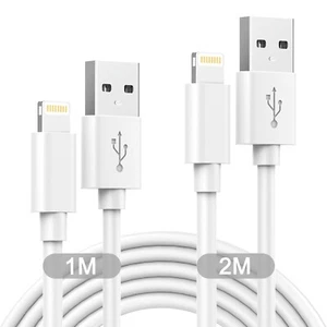 Cable de carga de 1m 2m 3m metros para iPhone 5 6 7 8 Plus 11 12 13 14 XR XS Pro Max - Imagen 1 de 7