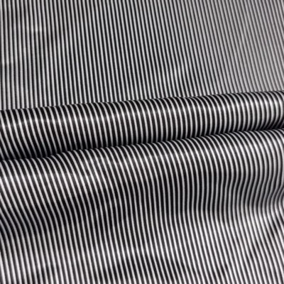 1 yard X 1.48 meter Thin Striped Satin Material Fabric For Scarf Lining - Image 1 of 4