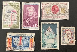 FRANCE Stamps Used. x6 - Picture 1 of 3