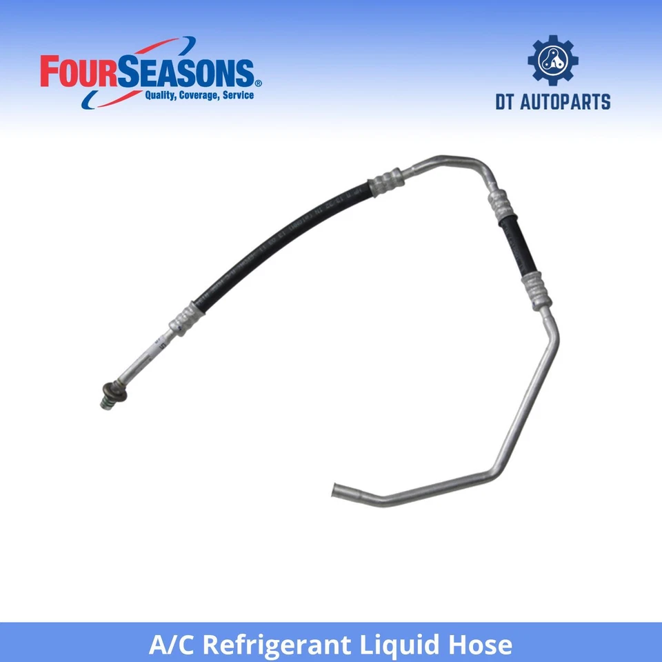 For 1988-91 Ford E-350 Econoline Club Wagon AC Refrigerant Liquid Hose 4 Seasons - Image 1 of 4