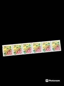 EE. UU. 1988 25 CENTAVOS BOBINA ABEJA TIRA DE 6 SELLOS SCOTT 2281 MNH - Imagen 1 de 4