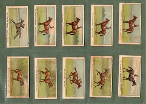 Tobacco Cigarette cards set Winners of the Turf Boguslavsky Horse Racing set - Imagen 1 de 4