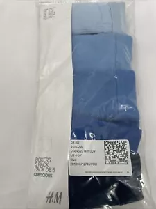 H&M Jungen 5er-Pack Boxershorts Unterwäsche Baumwollmischung Größe US-Größe 4-6Y FR 4-6A - Bild 1 von 15