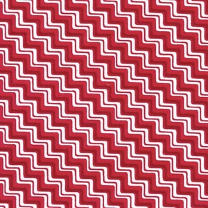 Graphix Chevron Zig Zag Lines Red 100% Cotton Fabric by The Yard - Picture 1 of 1
