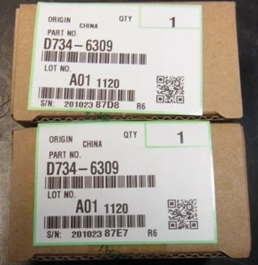 QTY2 Genuine Ricoh D734-6309 D7346309 Gathering Rollers / Finisher Stack Rollers - Picture 1 of 1