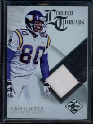 2012 Limited Threads Prime #62 Cris Carter 06/10 VIKINGS - Image 1 of 2