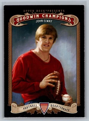 2012 Upper Deck Goodwin Champions John Elway #35 - Image 1 of 2