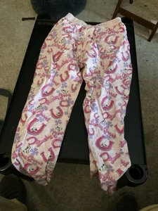 Big Dogs Kinder Lucky Girl PJ Hose mit Hunden und Hufeisen Jugend Größe 8/10 - Bild 1 von 4