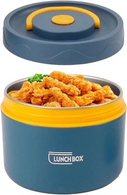 Termos per Alimenti,Contenitore Termico 550Ml,Contenitore per Pranzo in Acciaio  - Immagine 1 di 4