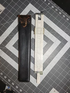 Pocket Doric K & E Co. 1940er Rechenschieber mit Etui, Made in USA N9081-3 wie besehen 1947 - Bild 1 von 16