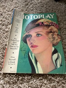 Vintage Magazin Photoplay News Fashions of the Screen Juni 1932 - Bild 1 von 2