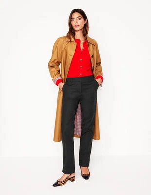 Boden Women 10R Richmond Trouser Ankle Pant Black Pleated Slacks Workwear NEW - Image 1 of 4