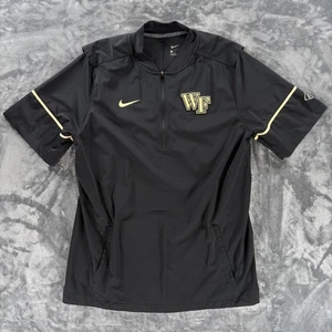 Nike Wake Forest 1/4 Cremallera Pullover Lateral Entrenador Camisa Equipo Hombres L ACC Fútbol - Imagen 1 de 10