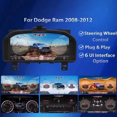For Dodge Ram 1500 2500 3500 LCD Digital cluster Dashboard Instrument Cluster - Imagem 1 de 4