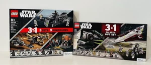 NEU Menge 2 LEGO: Star Wars Geschenkset 3-in-1 Pack 66708 & 66787 nicht mehr erhältliche Sets - Bild 1 von 5