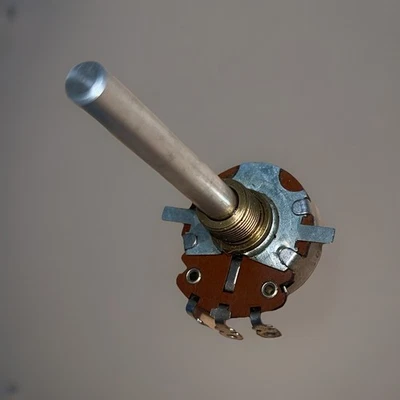 LESA - 1 Mohm - 63mm - 1-fach Potentiometer - Poti Made In italy - Vintage NOS - Bild 1 von 4