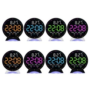 Einstellbare Helligkeit LED Wecker Elektronische Nachttischuhr mit Nachtlicht - Bild 1 von 44