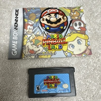 Mario Pinball Land (Nintendo Game Boy Advance, 2004) GBA probado funcionando Foto 1 de 4